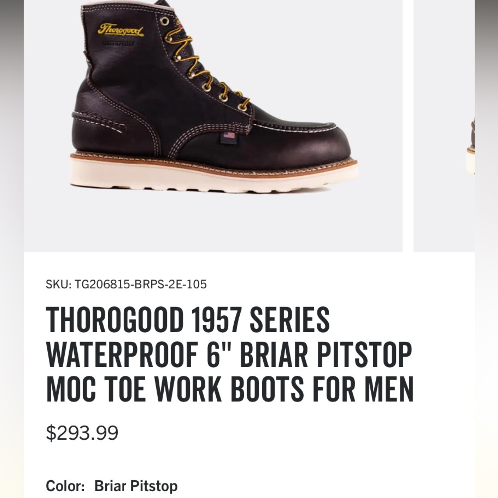 Thorogood work boots